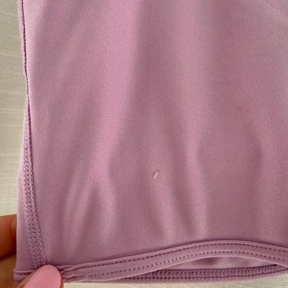 P.E Nation Grand Stand Sports Bra Lavender Logo Crop Top | Size S - Picture 9 of 11